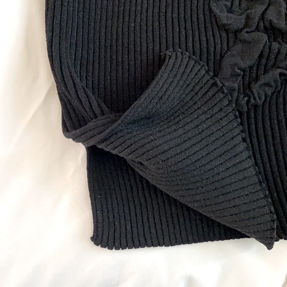 She’s So Made in Italy designer black fitting/stretchy tank|haute couture - Picture 2 of 13